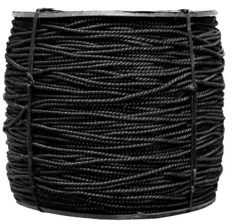 (Polipropileno) Soga negra 8mm5/16"corte a 11 mts