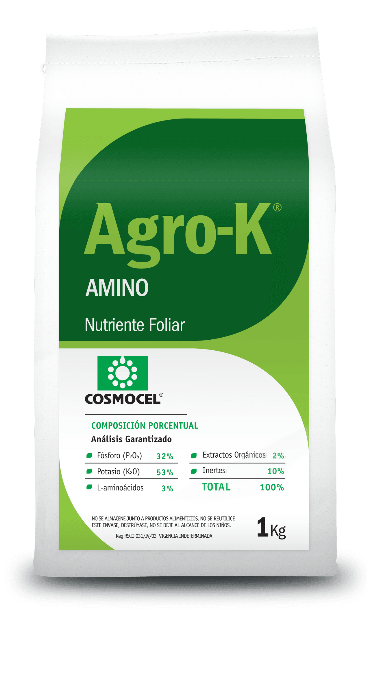 Agro-K Amino de Cosmocel (1 kg)