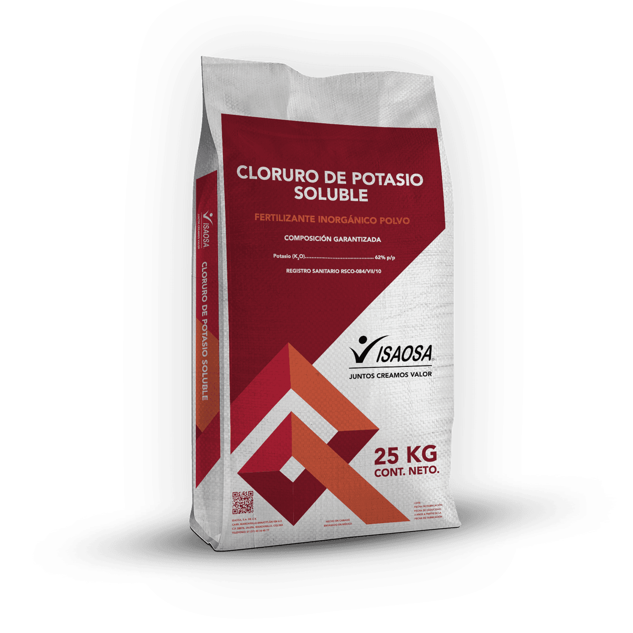 Cloruro de potasio soluble de ISAOSA