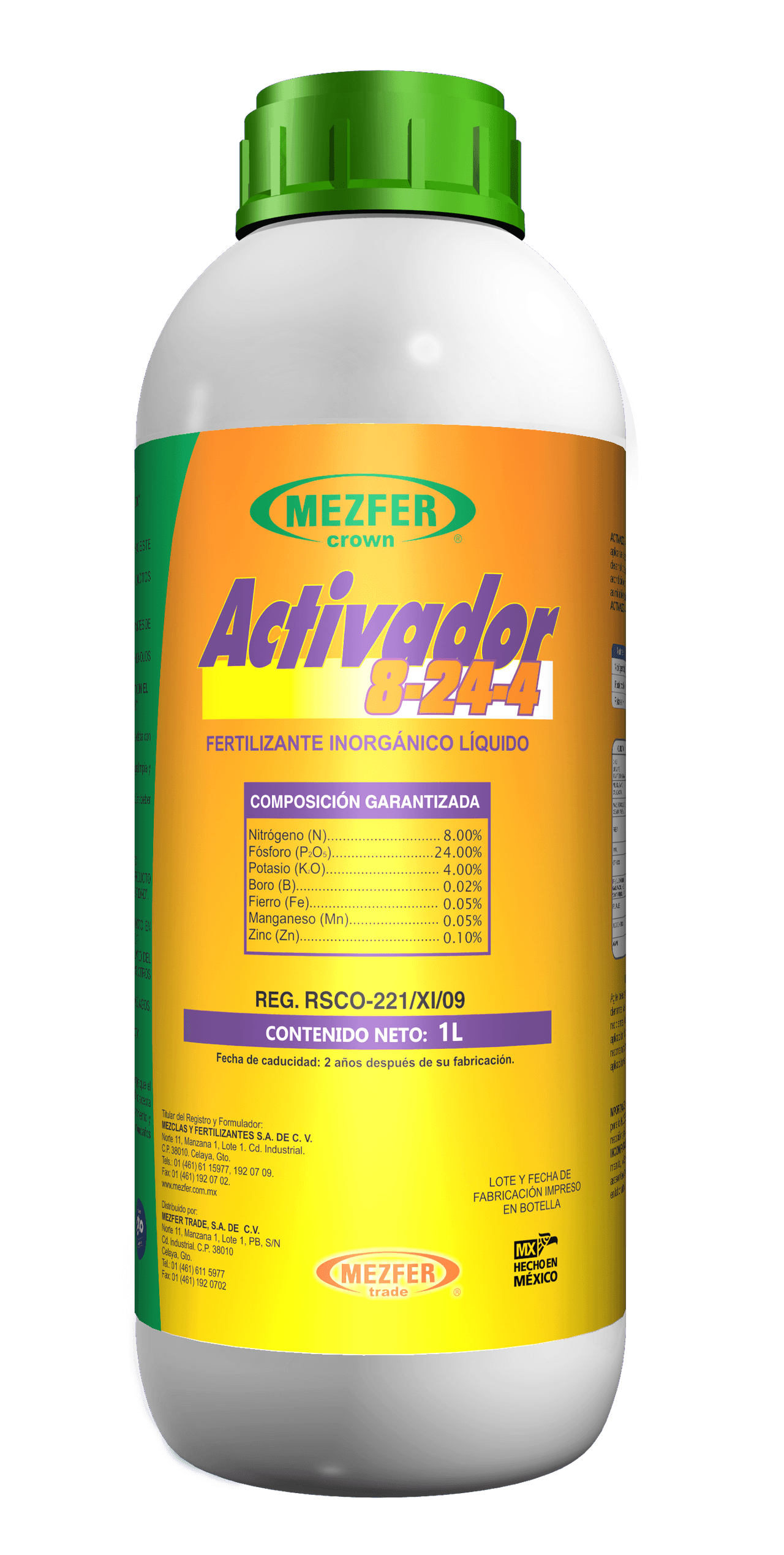 Activador 8-24-4 de Mezfer