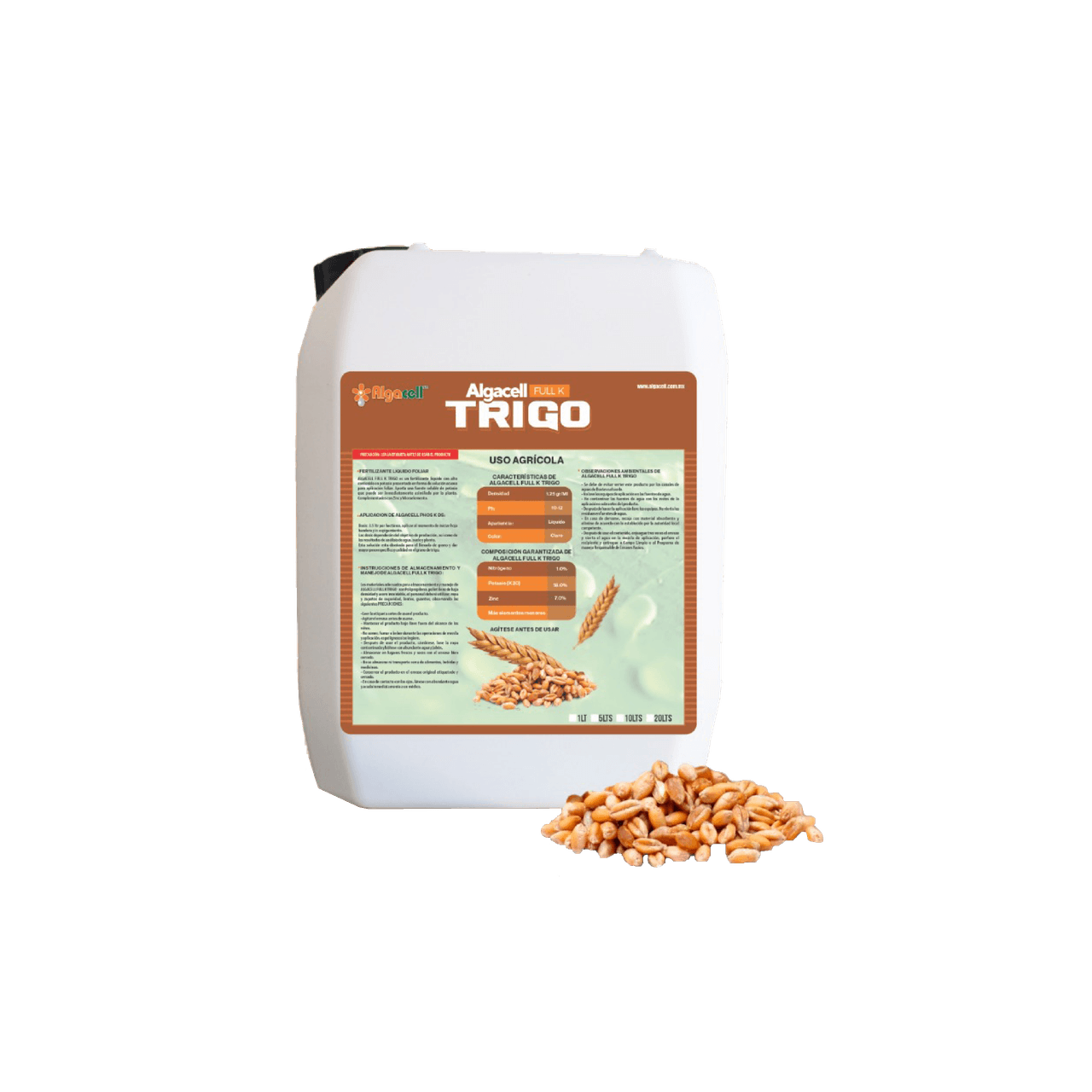 Full K Trigo de Algacell (5 L)