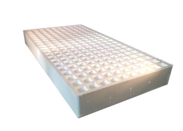 CHAROLAS DE POLIESTIRENO UNICEL DE 200 CAVIDADES