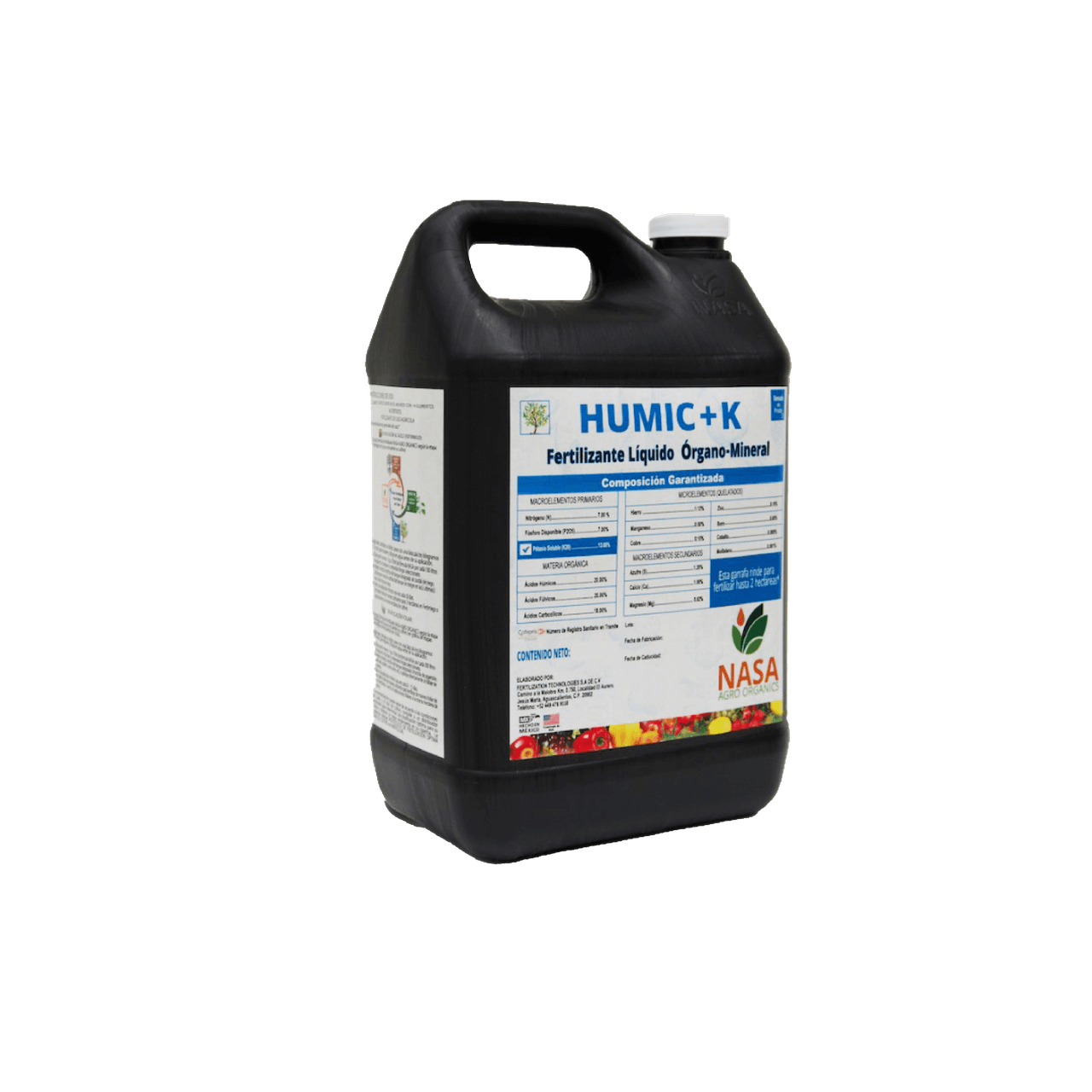 Humic + K Fertilizante Líquido Orgánico de NASA