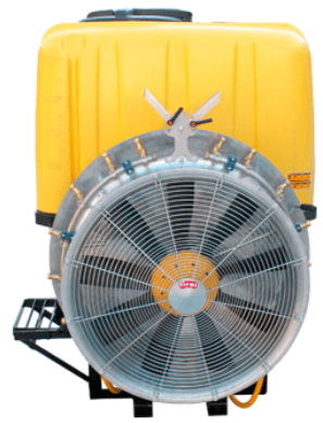 Aspersora Agrícola para Tractor turbina Tripuntal 600L Super Equipos