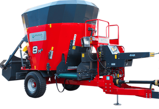 Carro Ensilador Mezclador Vertical de Forraje para Ganado T-DYMK 8 de Super Equipos