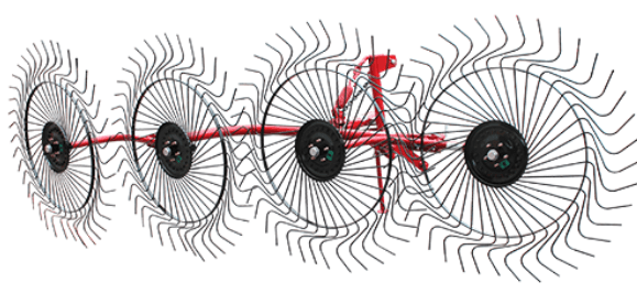 Cosechadora Agrícola de Caña 4 Aros de Super Equipos