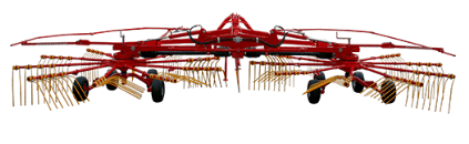 Cosechadora Agrícola Doble Rotor 6.55 m de 18 Brazos de Super Equipos