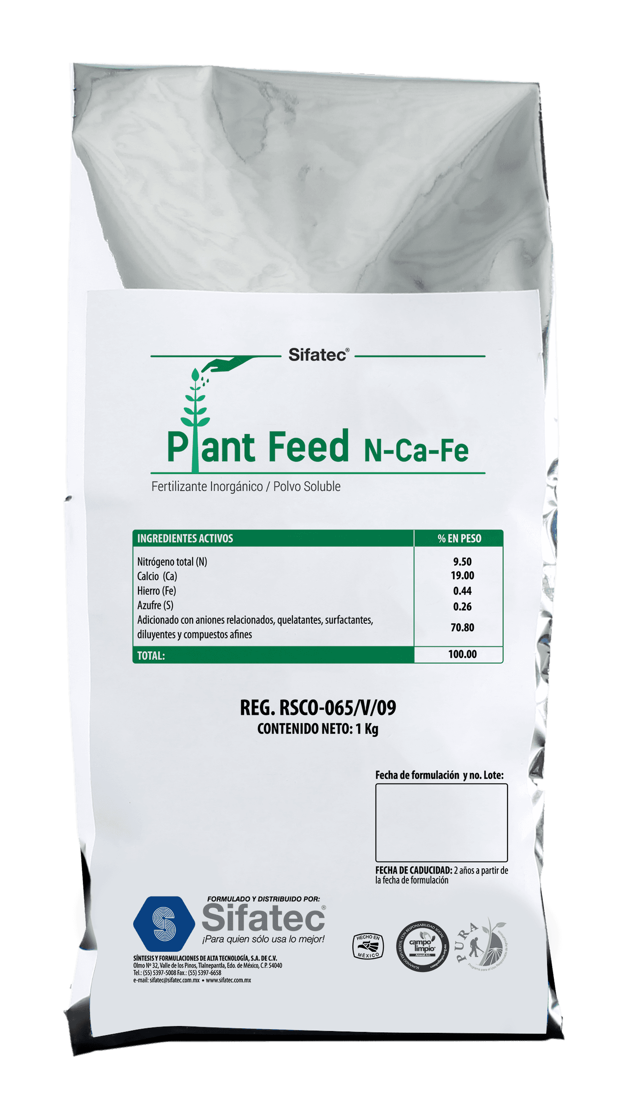 Plant Feed N-Ca-Fe